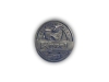 Kovový odznak odlévaný kozel – staronikl