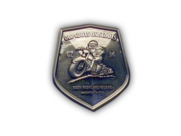 Kovový odznak odlévaný – staronikl