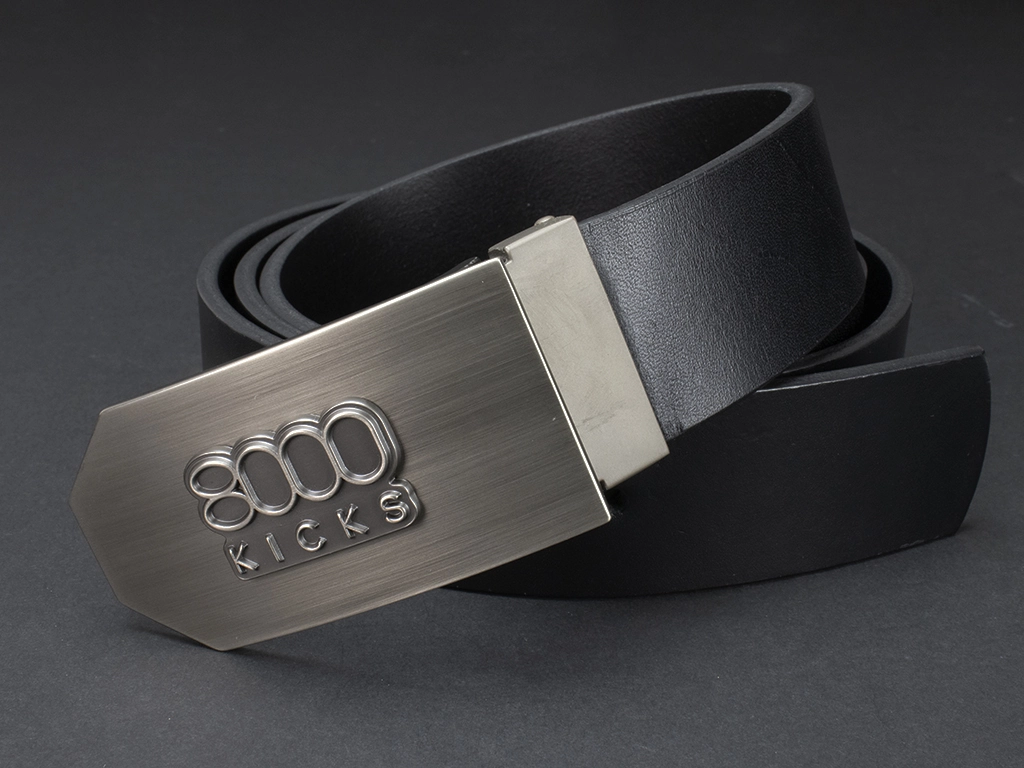 8000Kicks - Kožený opasek 40 mm (přezka zkosená)
