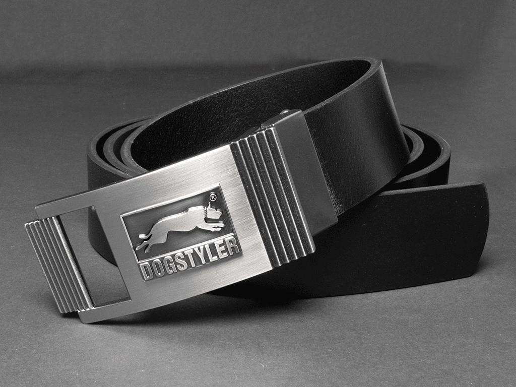 Dogstyler - Kožený opasek 40 mm (přezka s vruby)