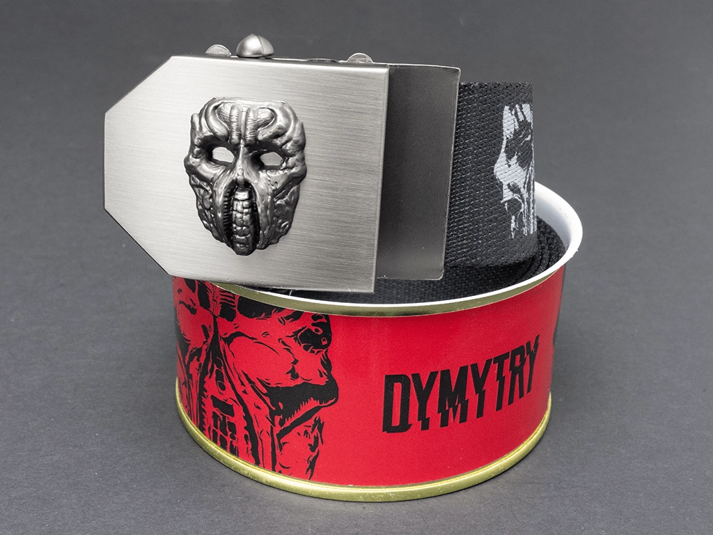 Dymytry - Textilní opasek 40 mm (přezka zkosená) - Dárkové balení