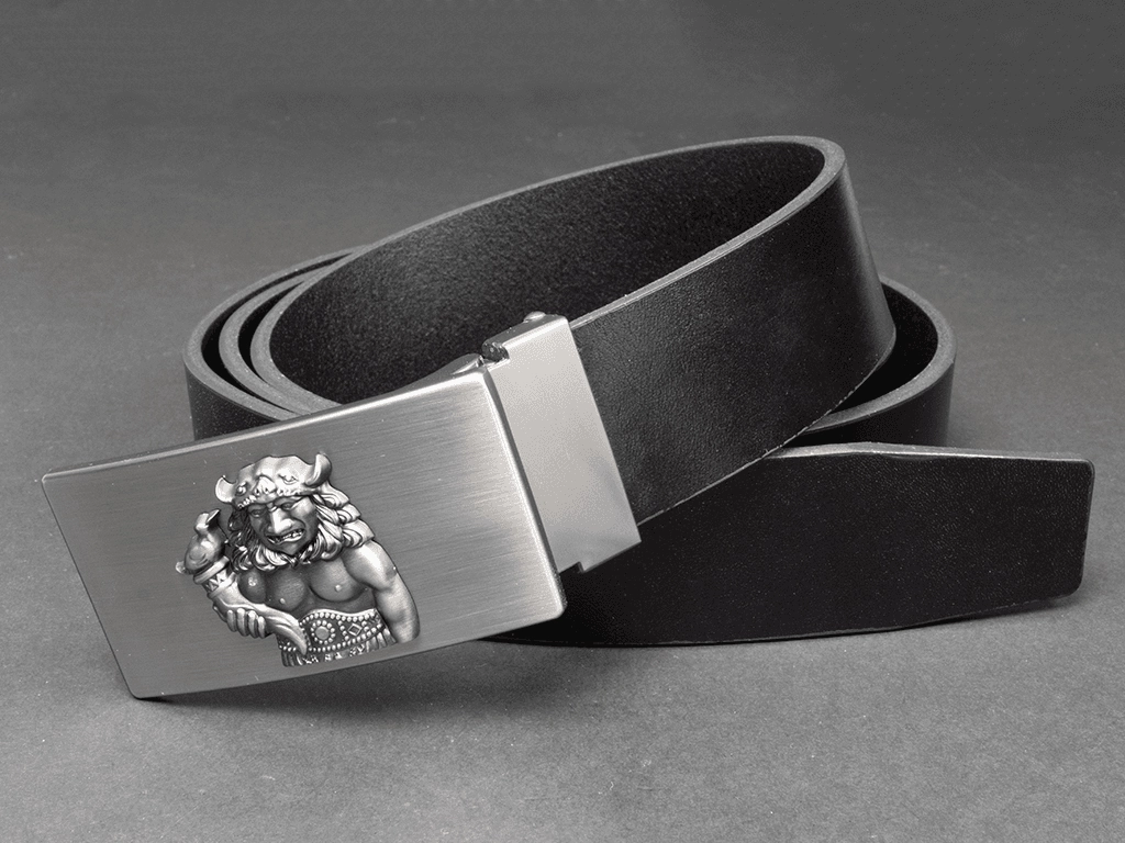 Radegast - Kožený opasek 35 mm - 3D logo